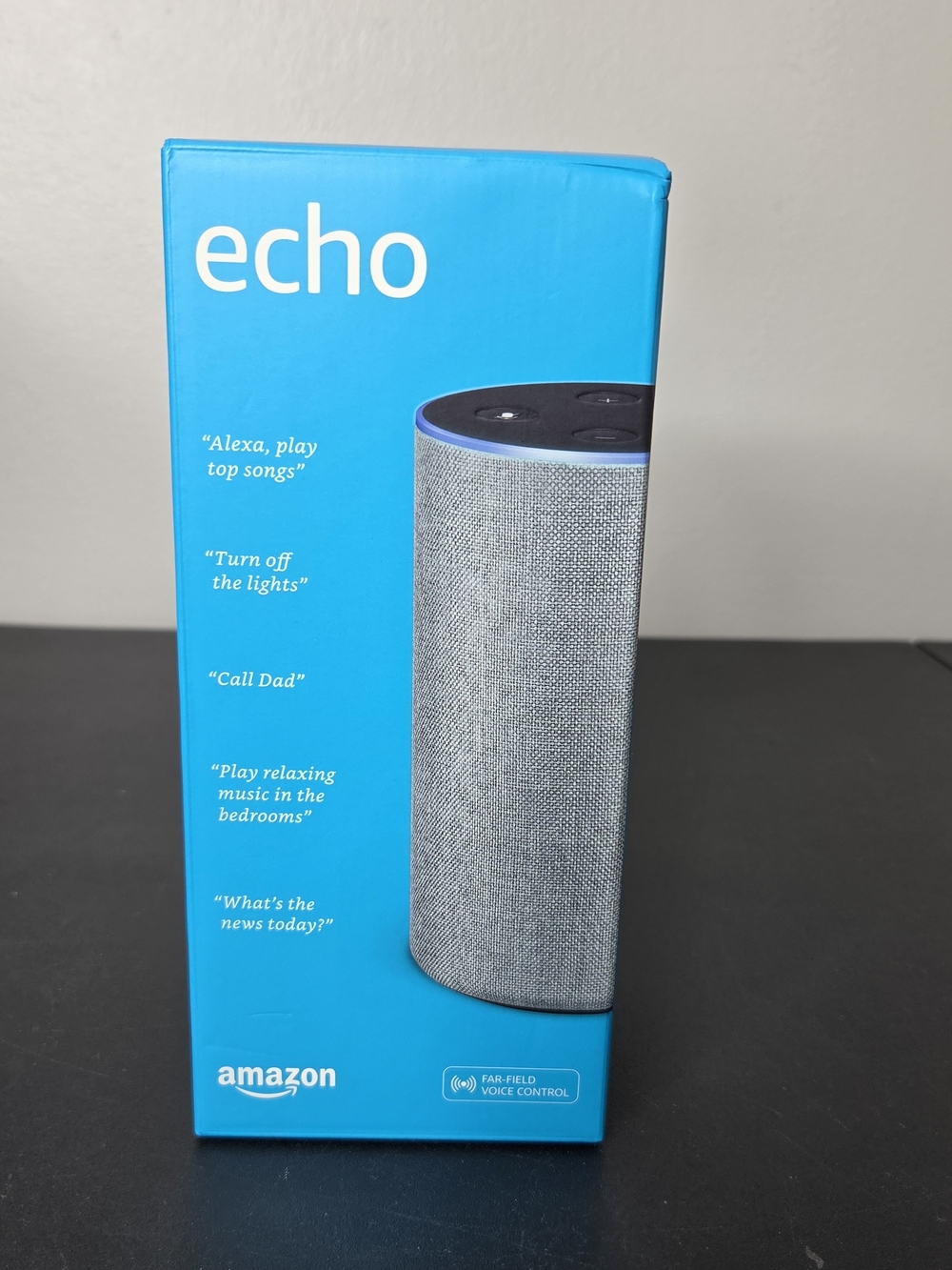 Amazon Echo 2nd Generation Smart Speaker - Heather Gray